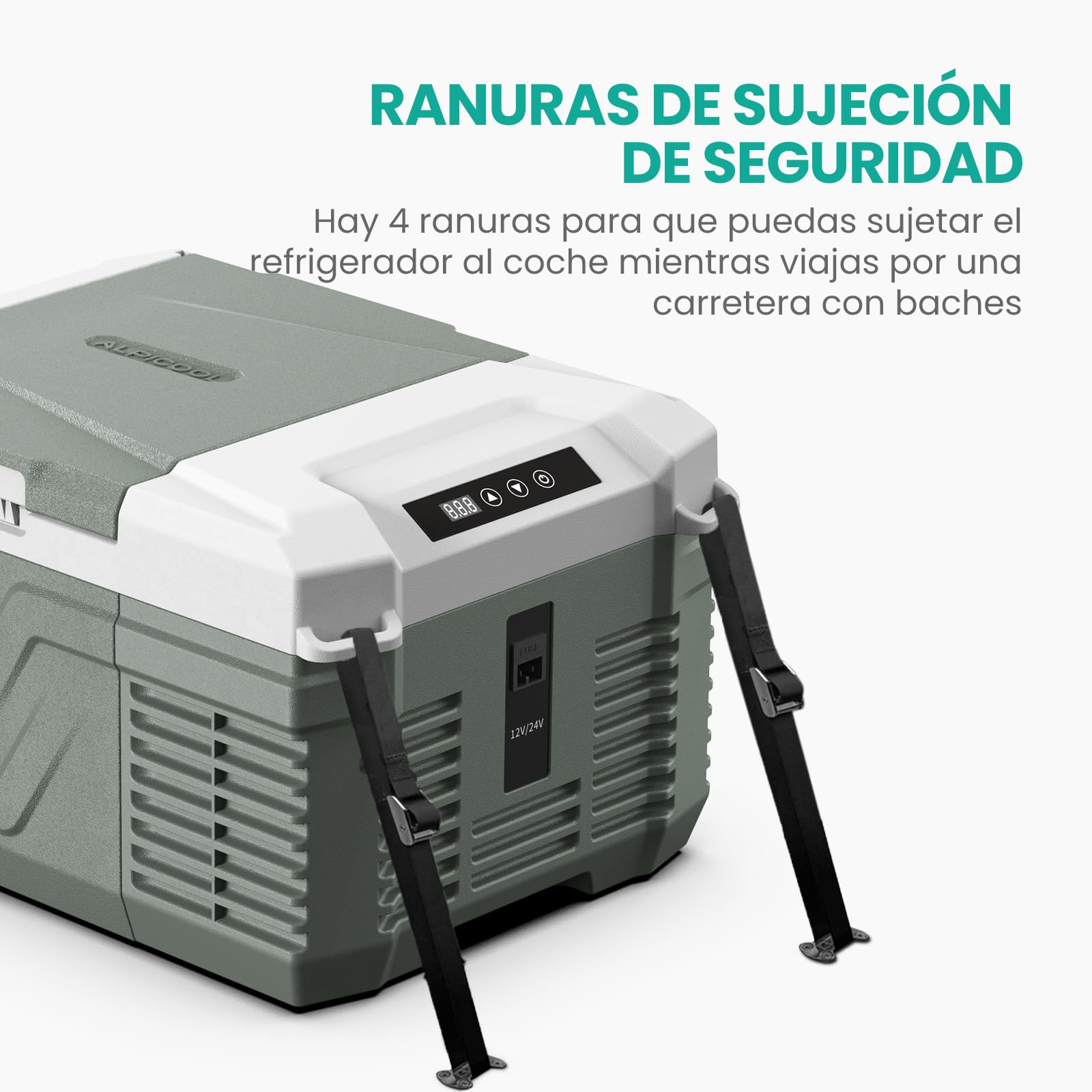 Alpicool 9L Kompressor Kühlbox Klein, Mini Kühlbox 12V 230V Kühlschrank Gefrierbox Tragbarer, Kühlschrank für Auto, Camping, Angeln, Fahrten, Boot, -20℃-20℃