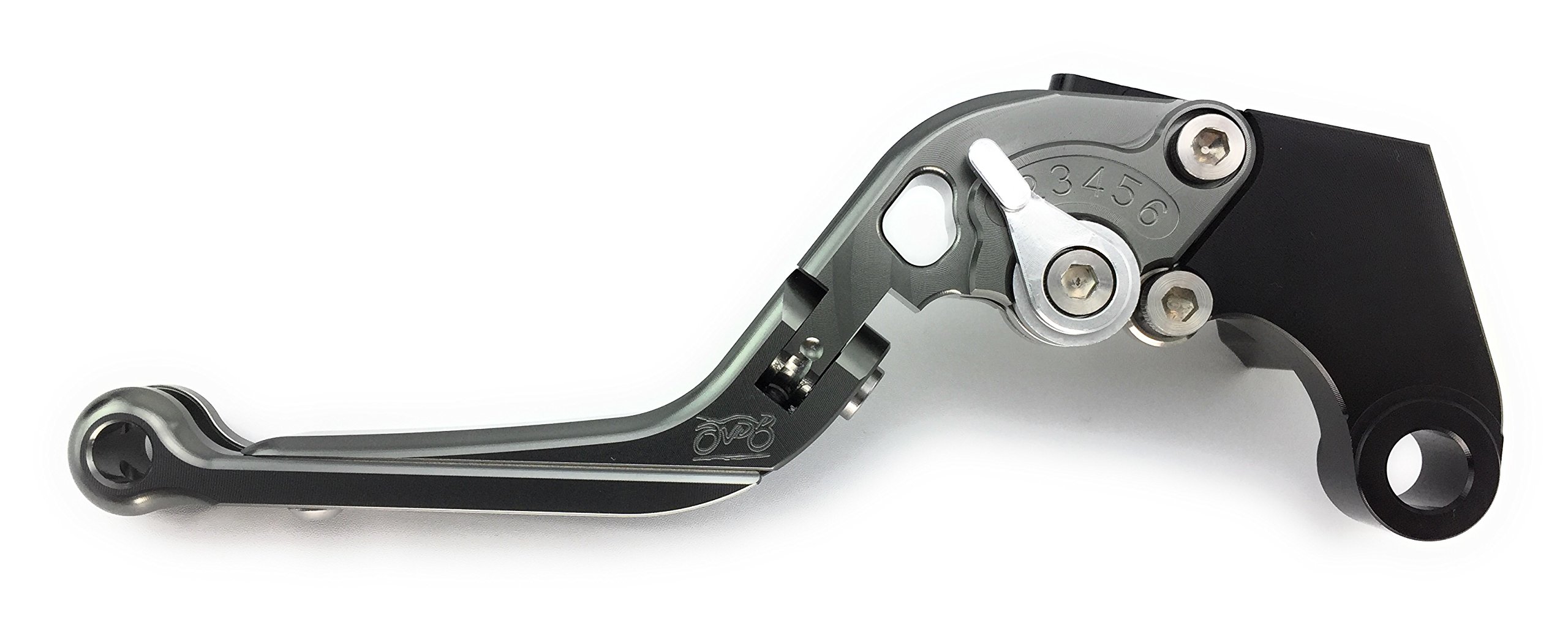 avdb-moto Coppia di leve regolabili e pieghevoli CNC Compatibile con Kawasaki Ninja 400R 400, er4 N, er4 F 2011 12 13 2014