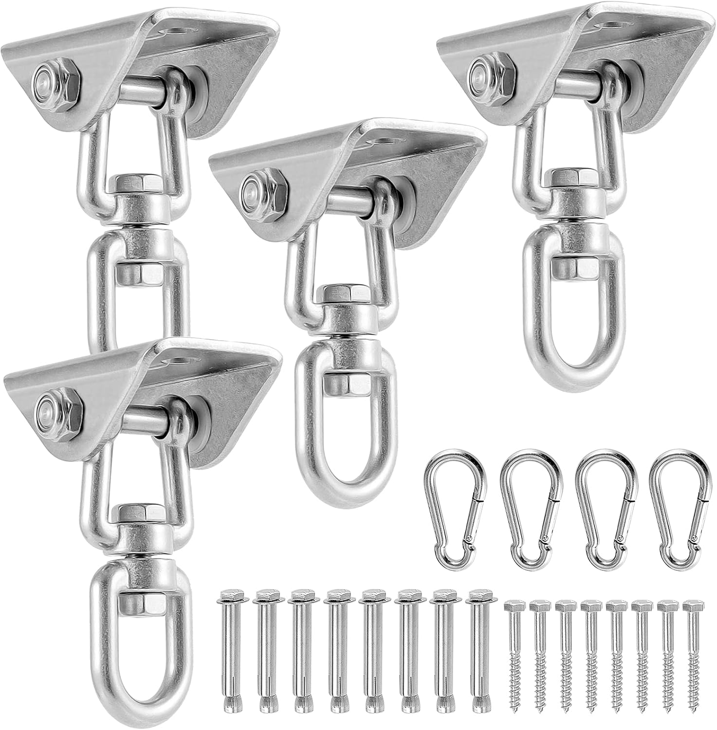 JEUIHAU 4 Pack Heavy Duty Swing Hangers Set, 1000 lbs