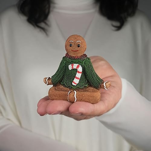 Miniatura 9 de Figuras de perezosos de yoga en suéteres feos de Navidad de 3 pulgadas, mini estatua de poliresina para decoración del hogar, intercambio de regalos
