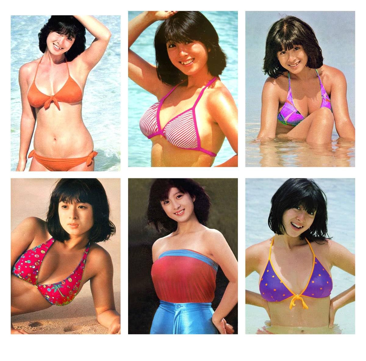 Amazon.co.jp: 河合奈保子 写真 悩殺ボディ3 水着 セクシー L版写真30