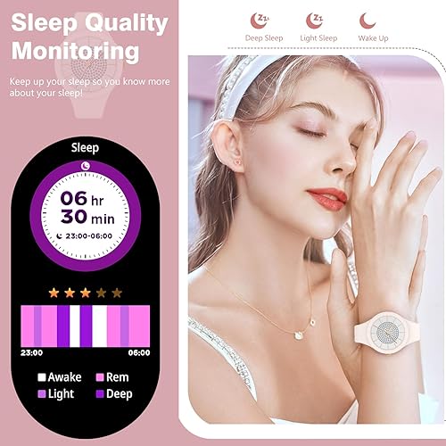 Miniatura 4 de Smart Watch for Men Women,1.2''Fitness Tracker Smart Watches for Android iOS Phone with Bluetooth Call, Voice Assistant, Heart Rate Sleep Monitor,