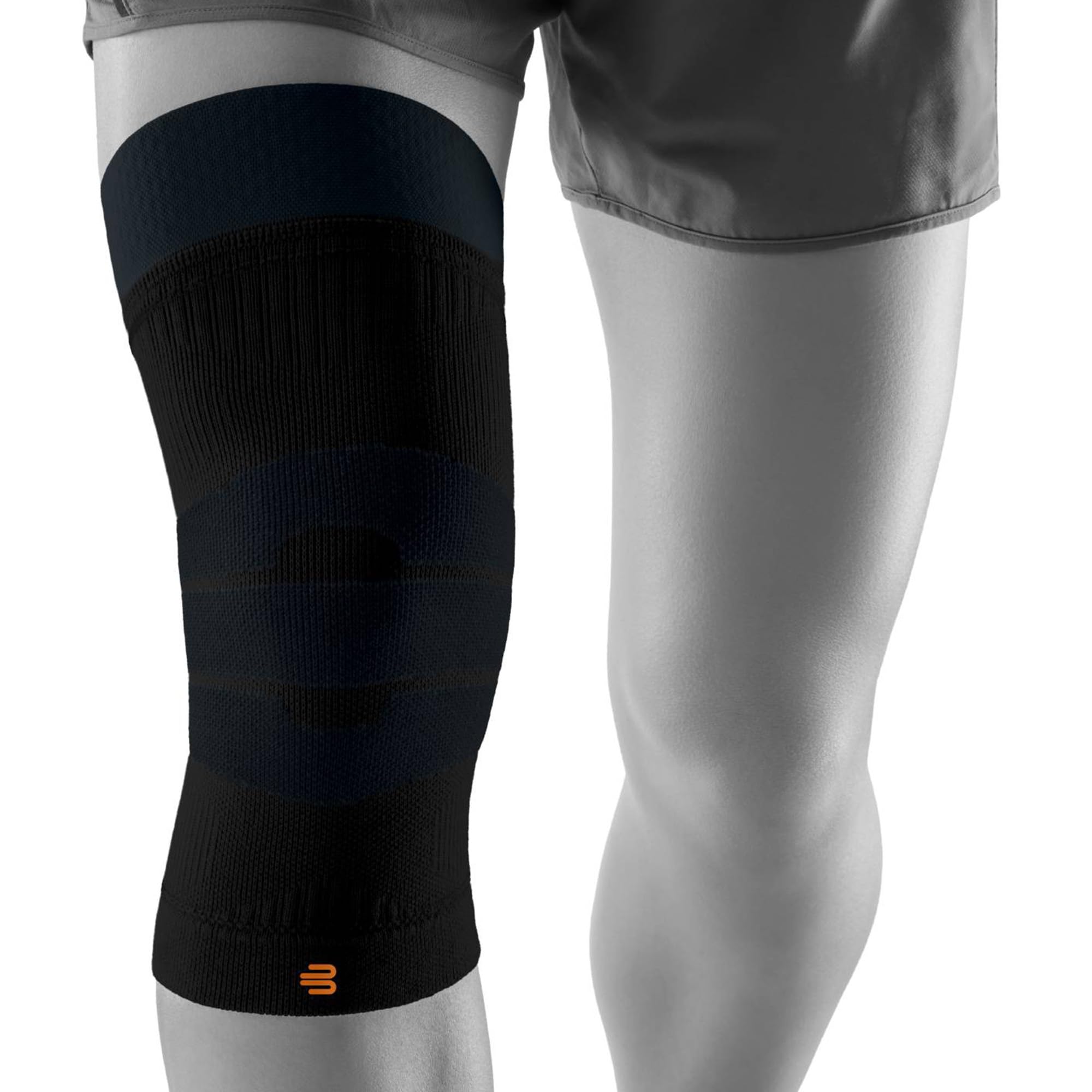 BAUERFEIND Rodillera para senderismo "Outdoor Compression Knee Support", 1 rodillera unisex para equipo de senderismo, derecha e izquierda, vendaje de senderismo con lana de merino