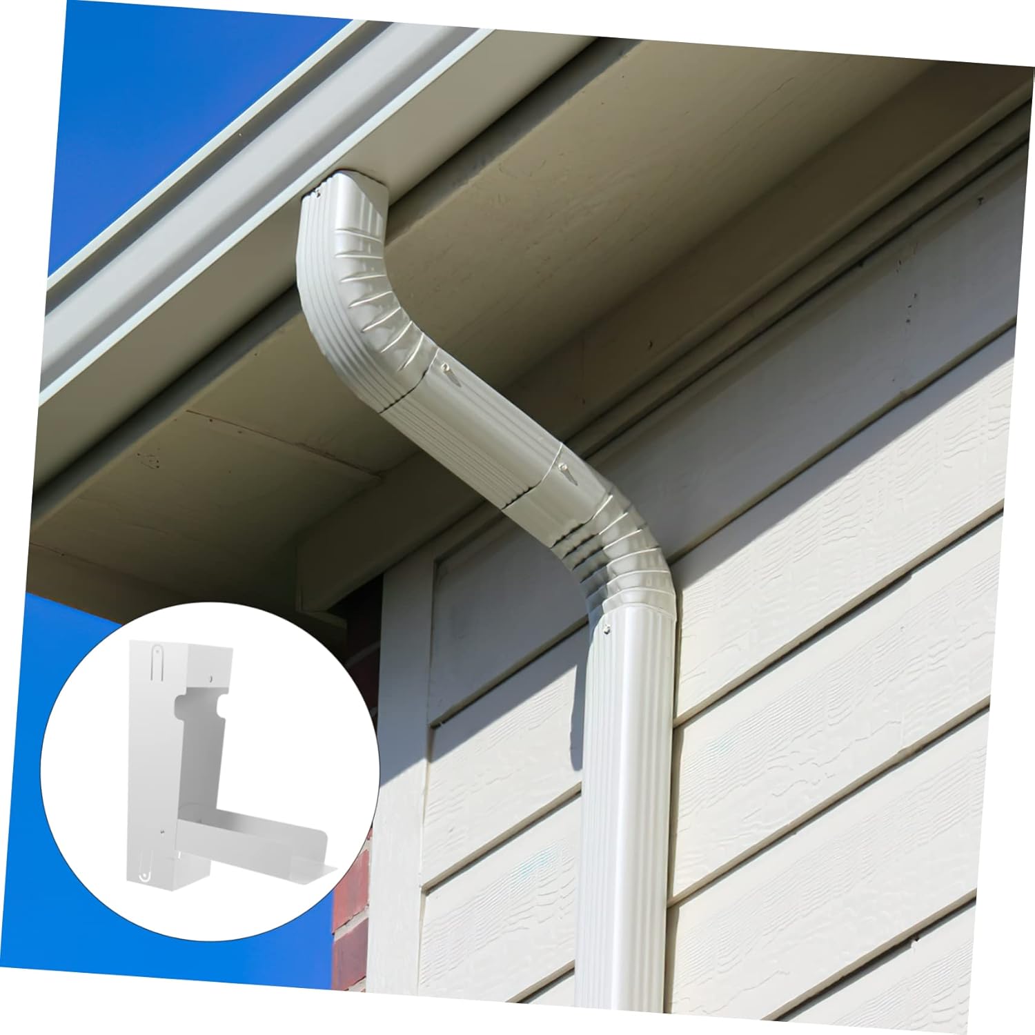 VANZACK Garden Water Reuse System Foldable Rainwater Diverter Recycle Rain Diverter for Downspout