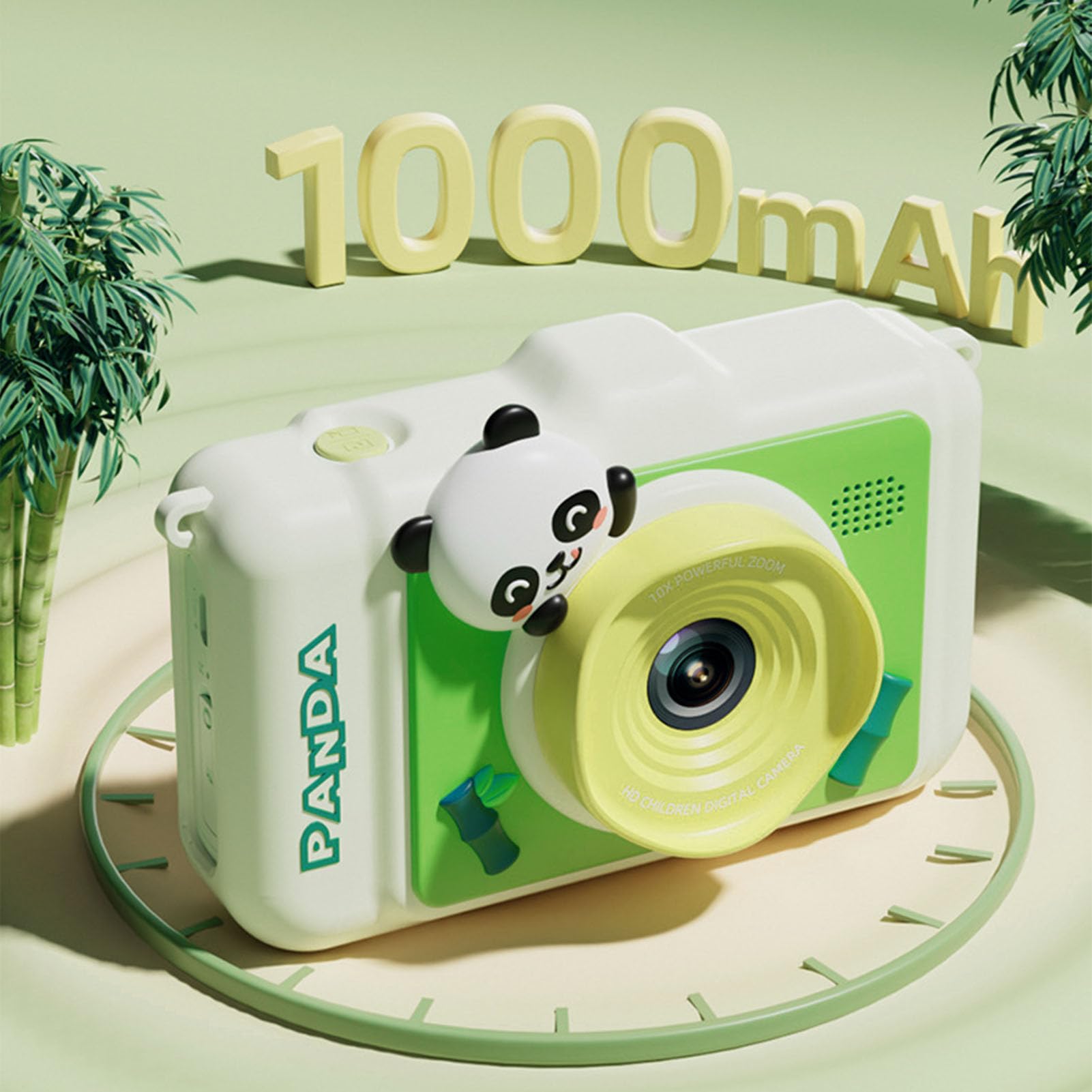 Dziecięcy Aparat do Selfie, Cyfrowe Kamery Wideo 1080P HD, Duży Ekran 3,5 Cala, Podwójne Aparaty 96 MP, 10X ZOOM, Odtwarzanie MP3, MP4, Wiele Filtrów