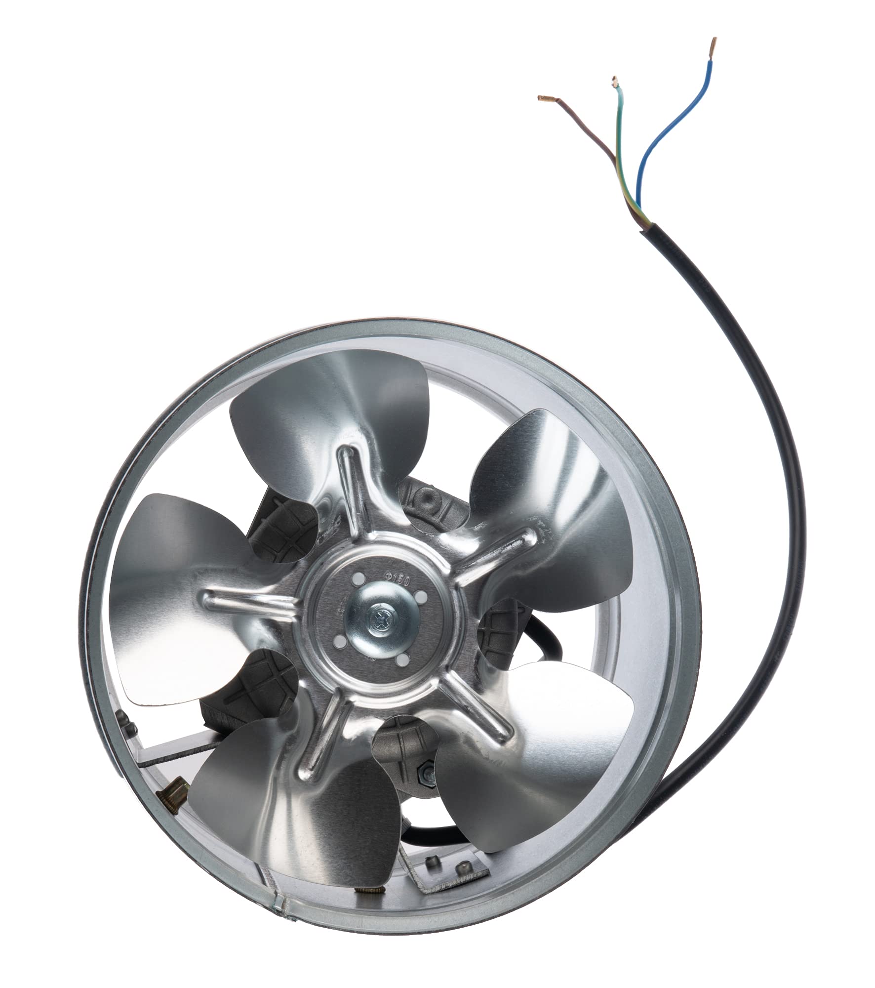 160mm Extracteur d'Air - Industriel Ventilateur en Métal - Ventilateur Axial Tubulaire
