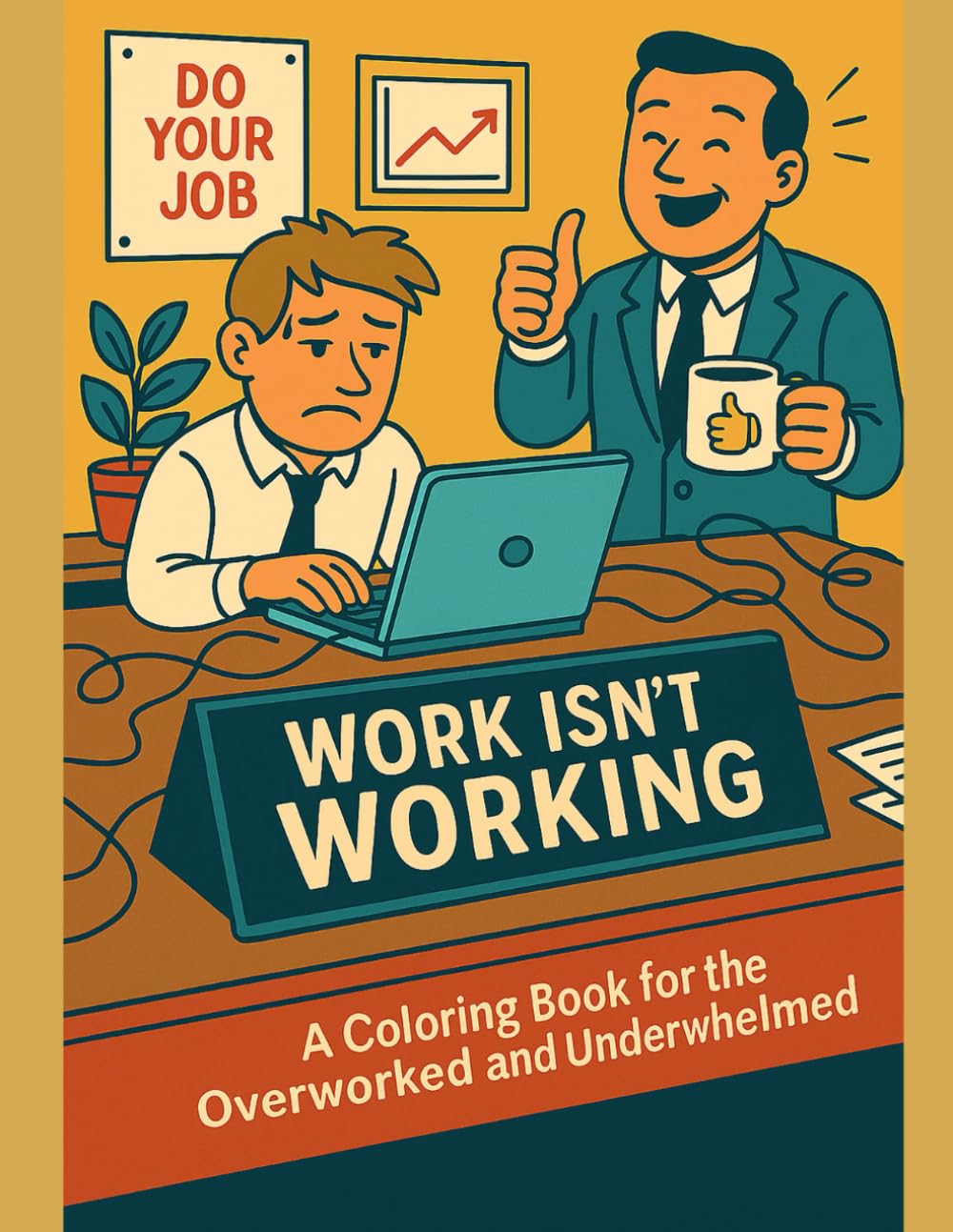 Work Isn’t Working: A Coloring Book for the Overworked and Underwhelmed: A hilarious anti-work coloring book for grown-ups trapped in corporate chaos