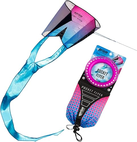 Prism Kites Pocket Flyer - Cometa de una sola línea fácil de volar - Listo para el vuelo, no requiere montaje