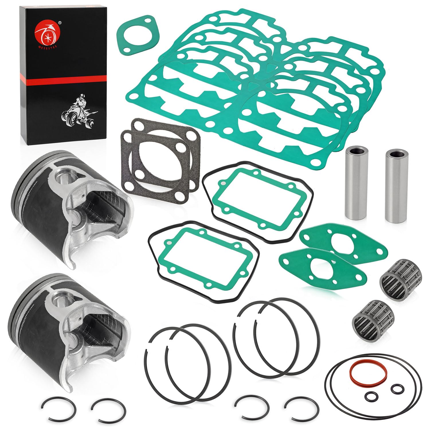 「ZUNOW」 PENTAGRA TOPPY ズノーロードバイク　引取希望 Amazon.com: Top End Rebuild Kit Pistons 82mm STD DUAL Ring Bearing