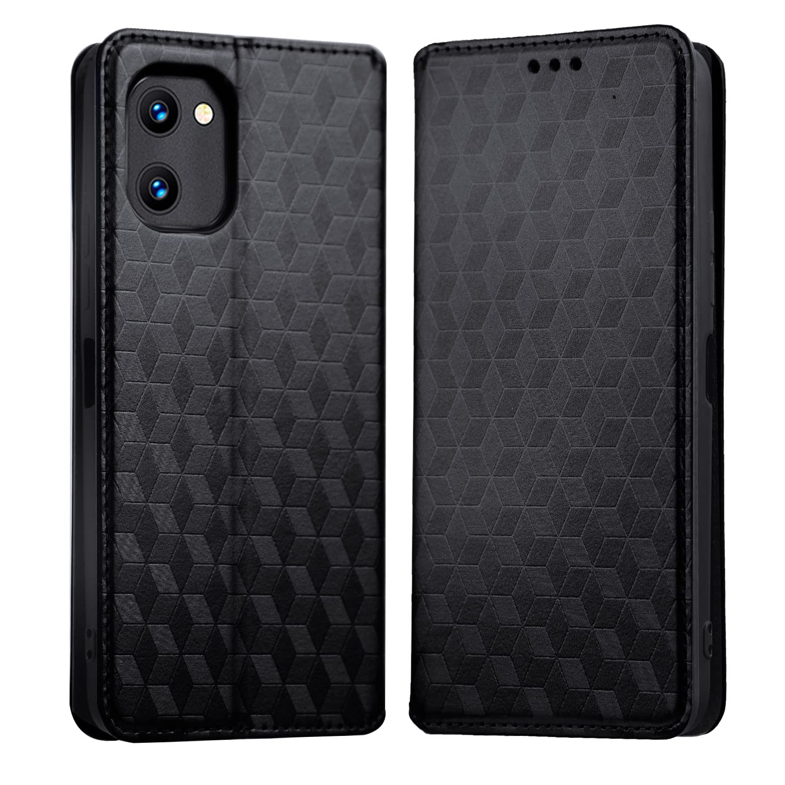 BAILI Cover per UMIDIGI C1/C1 Max, Flip Wallet Case Custodia in Pelle PU, Slot per Schede, Magnetica Cassa per UMIDIGI C1/C1 Max, Piazza1