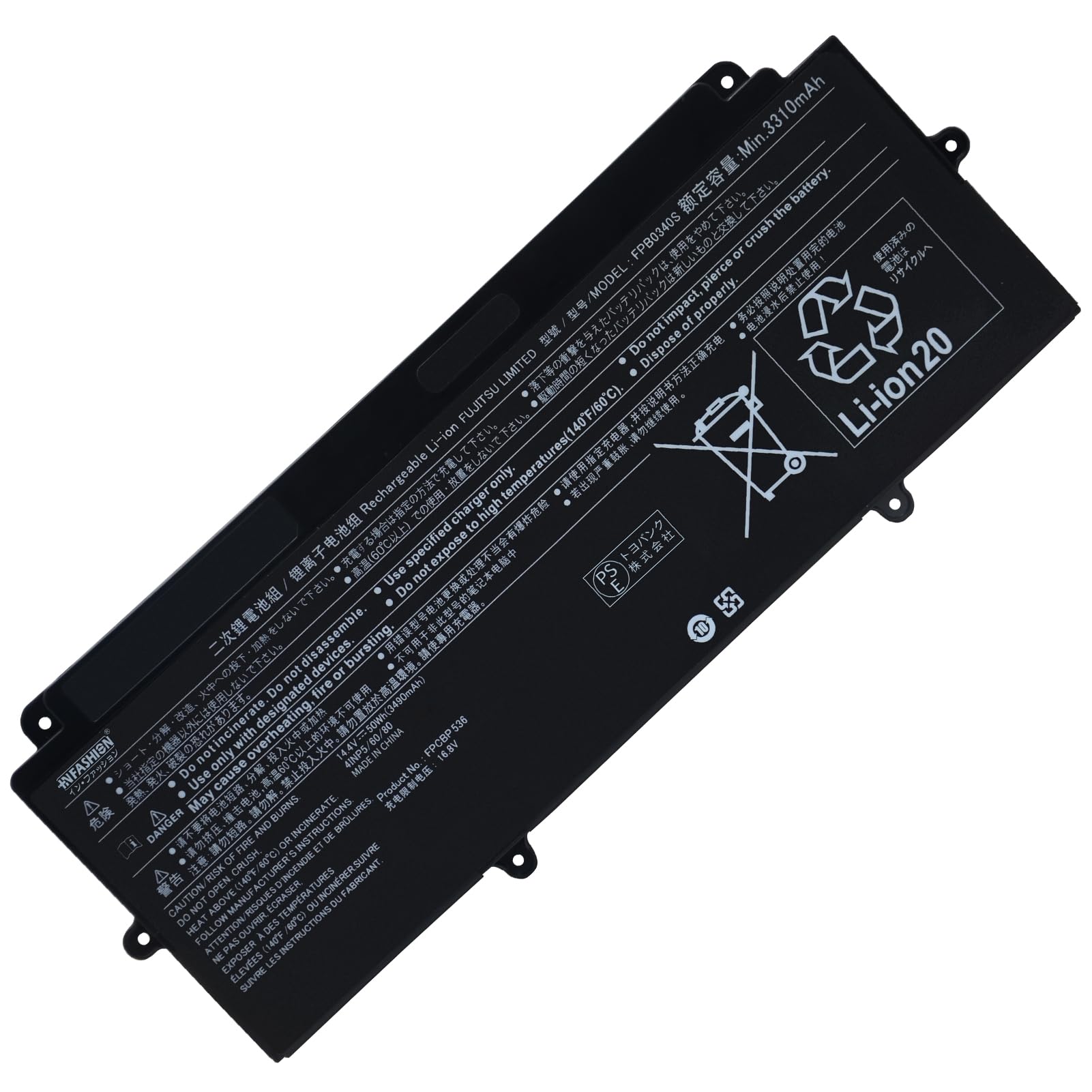 新品 富士通 ノートPC用バッテリー FPB0340S U938 U939等対応 Amazon | 【In Fashion】Fujitsu富士通対応 CP749820-01 FPB0340S