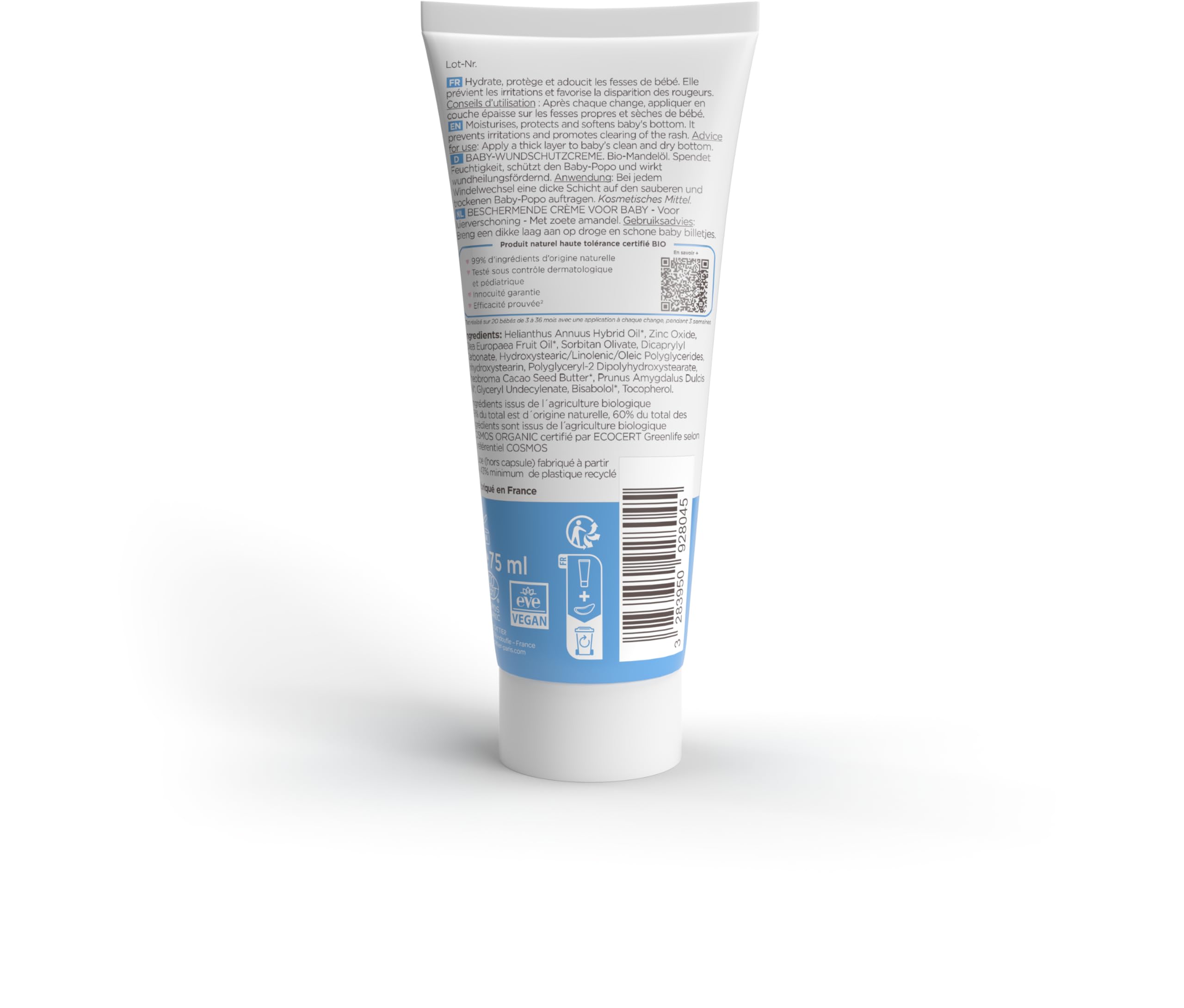 CATTIER PARIS Crema Cambio Pañal - 75 ml