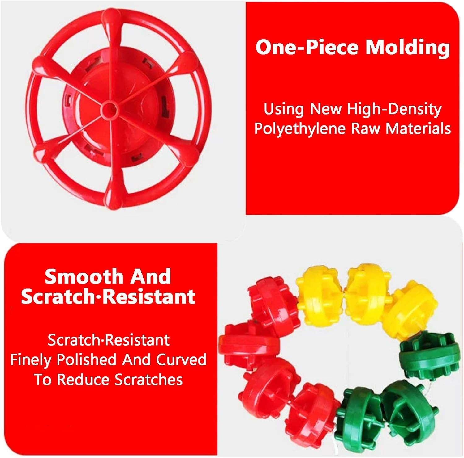 Swimming Pool Lane Dividers - 15 cm Diameter Safety Rope & Buoy Set with Hooks for Enhanced Pool Safety & Organization - Ideal for Competitive Swimming and Training