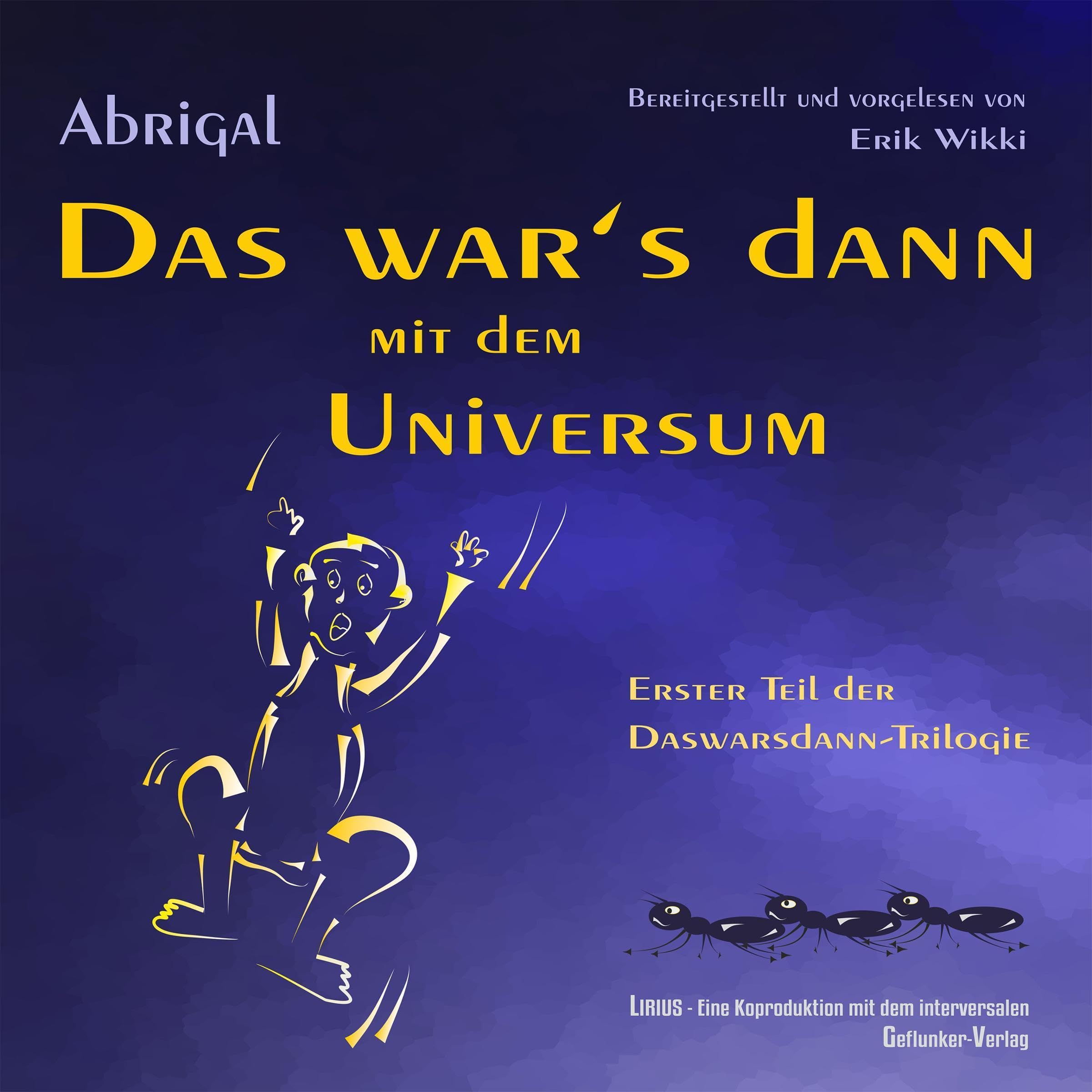 Cover art for Das war's dann mit dem Universum