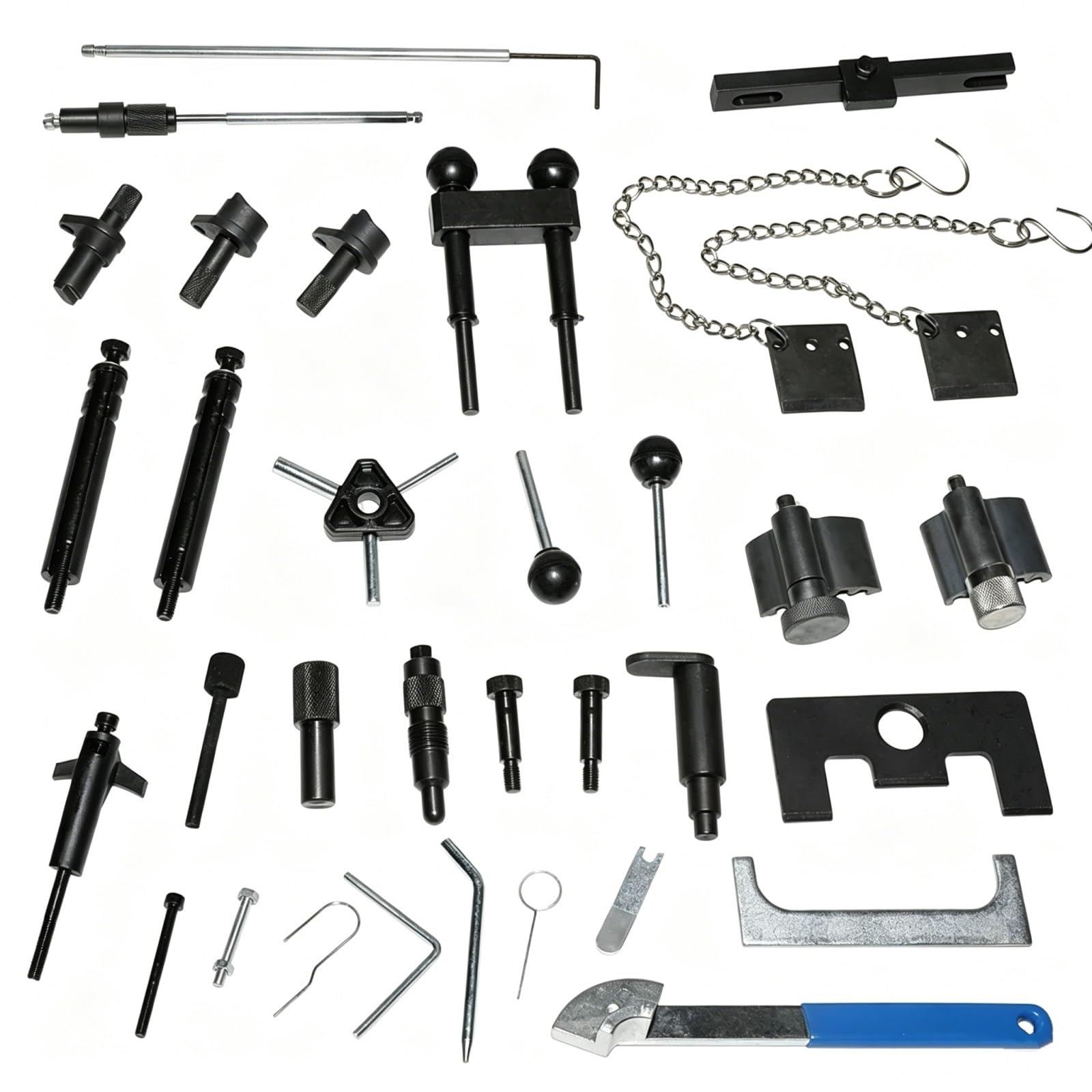 Kit de Calage Distribution Kit D'outils De Calage De Distribution Moteur, Kit D'outils De Réglage, Outil De Réparation Compatible Avec VW Pour Bora Pour Caddy Pour Fox Pour Golf