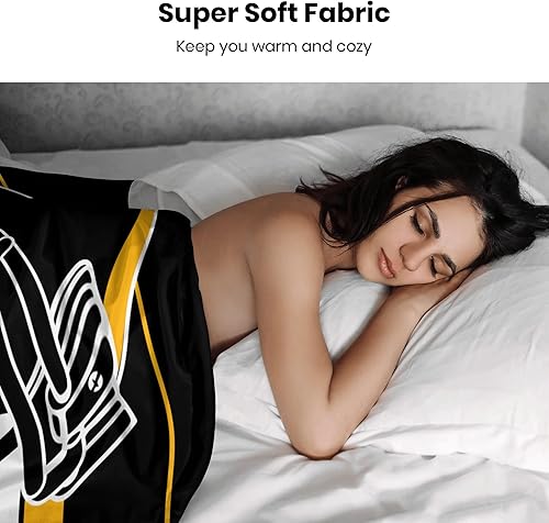Miniatura 6 de ANTKING Manta de felpa personalizada de Pittsburgh para hombres, mujeres y jóvenes, regalo