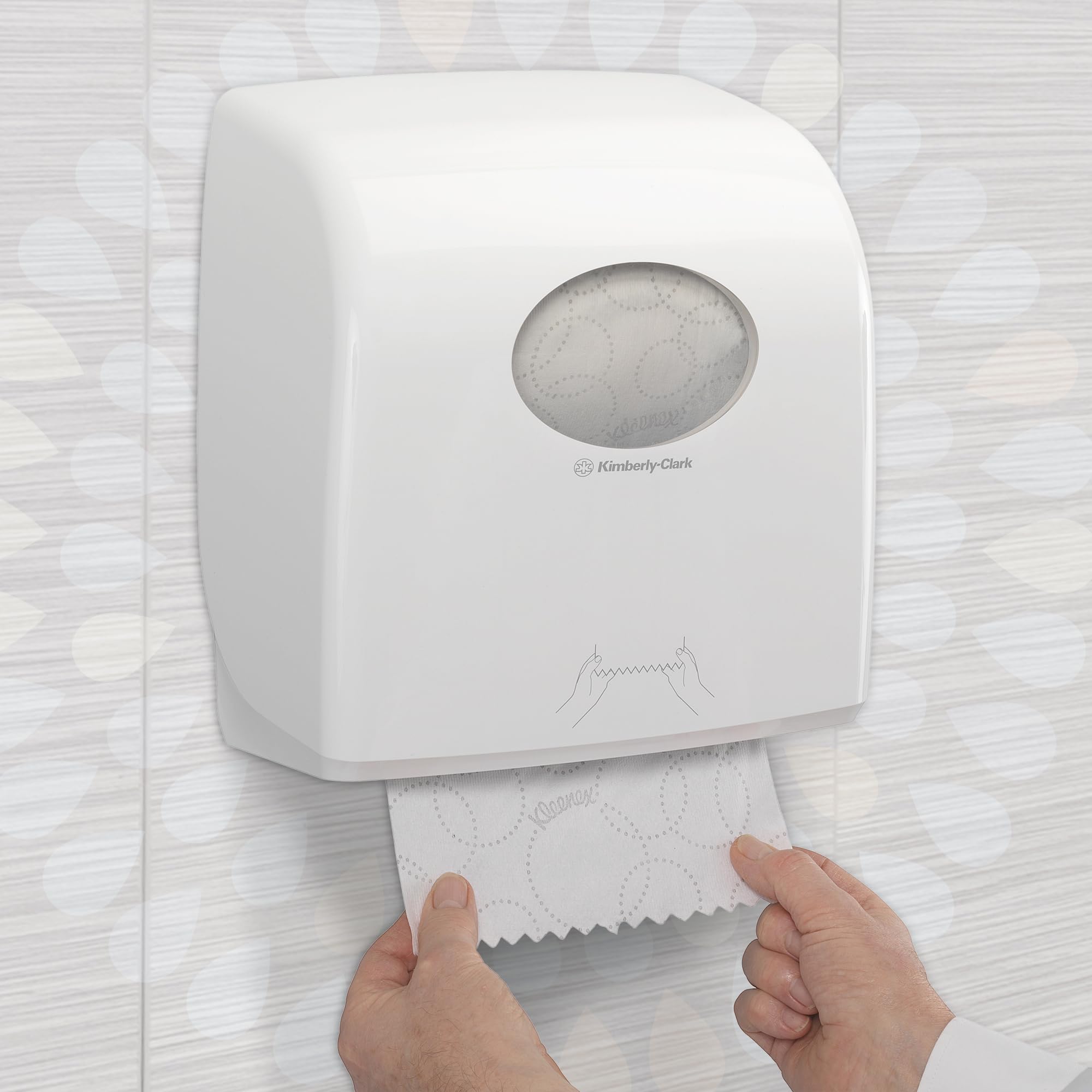 Kleenex Ultra Slimroll Asciugamani di carta in rotolo 6781, 2 veli, delicati per un'elevata cura- 6 rotoli di asciugamani di carta bianchi x 100 m