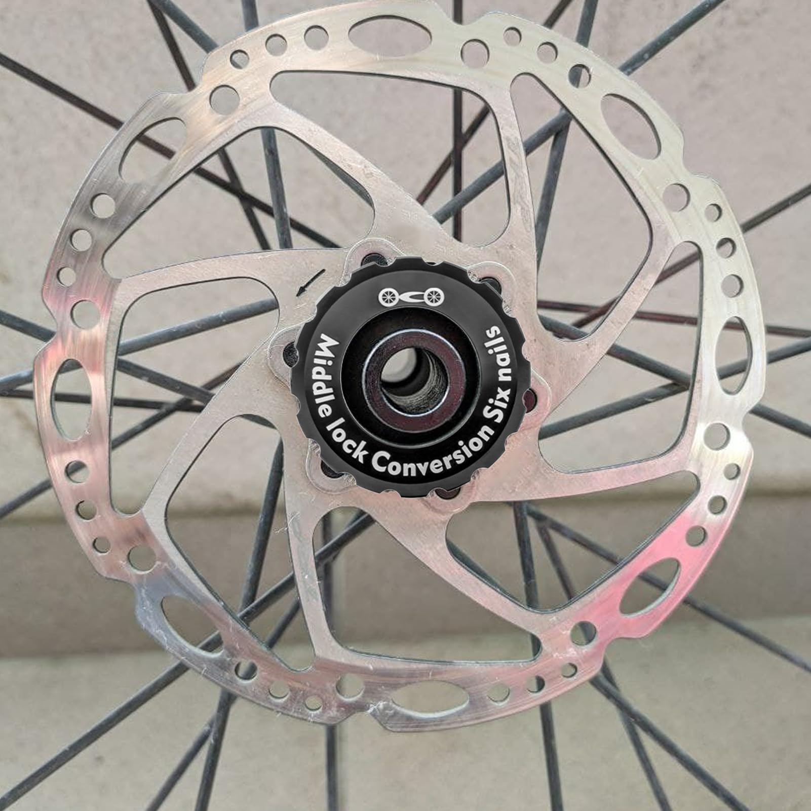 Adattatore Centerlock per Disco Freno Bici,Disco Freno Centerlock | Adattatore Rotore Per Enduro E Bici Con Attacco A 6 Fori