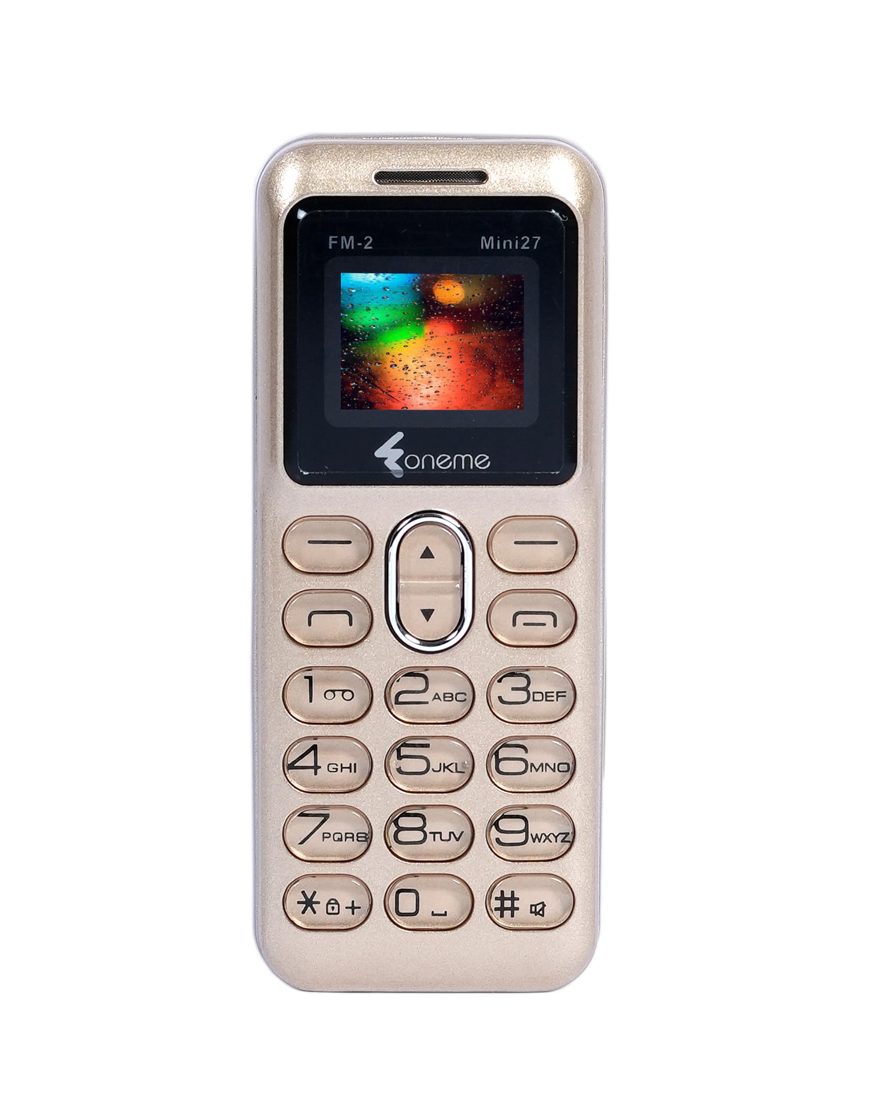 Mini 27 Finger Size Dual Sim |Keypad Mobile| with 0.66" Display| BT Dialer | Finger Phone| Voice Changer | Auto Call Recording |Long Lasting Battery |FM | Feature Phone | Gold-image-8