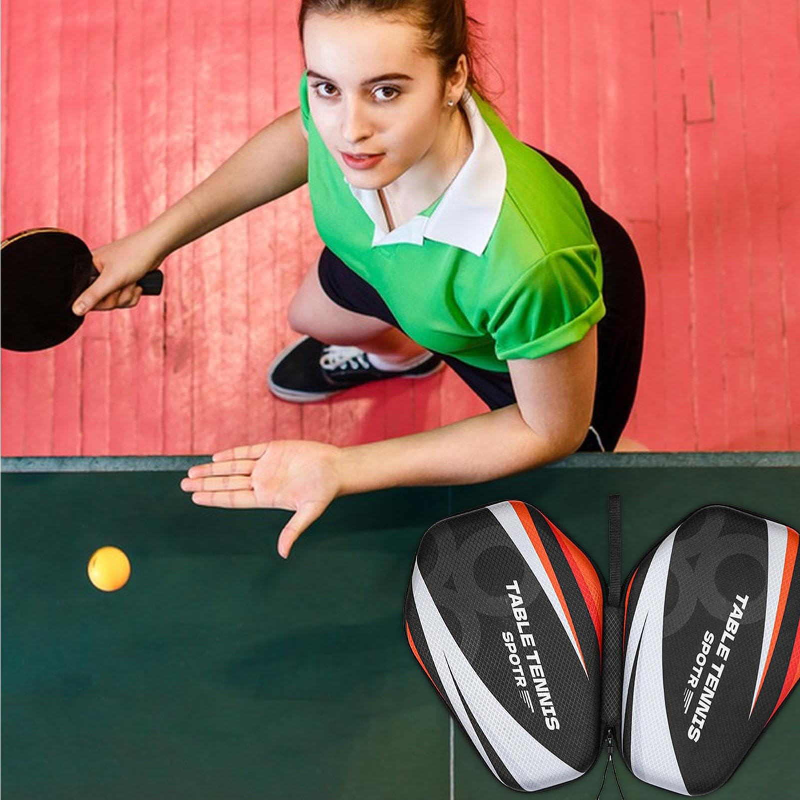 Générique Custodie e Borse da Tennis da Tavolo, Copertura per Racchetta | Custodie da tennis da tavolo impermeabili Caso per paddle | Borsa portaoggetti per pagaia, Organizzatore di Stabile per