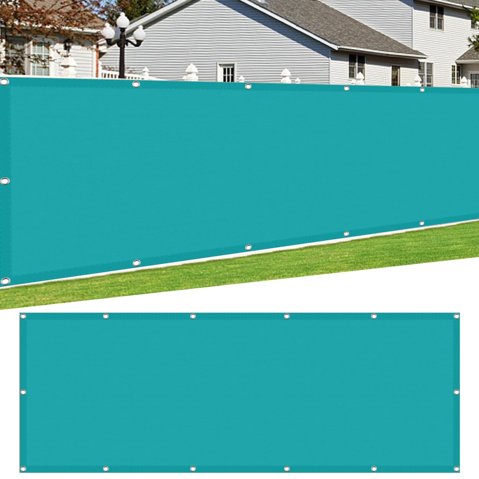 Voile d'ombrage anti-UV imperméable 140 x 600 cm pour protéger votre terrasse