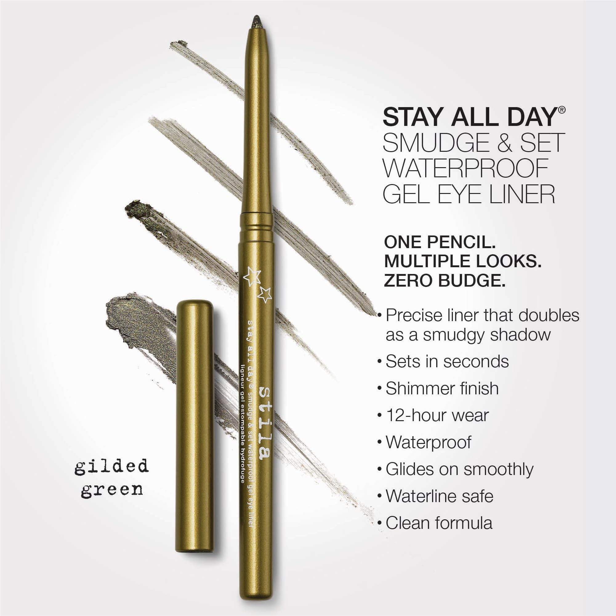 Stay All Day® Smudge & Set Waterproof Gel Eye Liner - Gilded Green, 0.35 g (Pack of 1) - Image 2