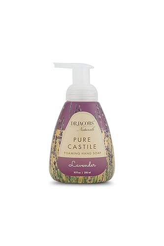 Miniatura 3 de Dr Jacobs Naturals Pure Castile - Jabón de manos espumoso - Hidratante (variedad de 3 paquetes de 10 onzas). Botella con bomba para lavado de cara y