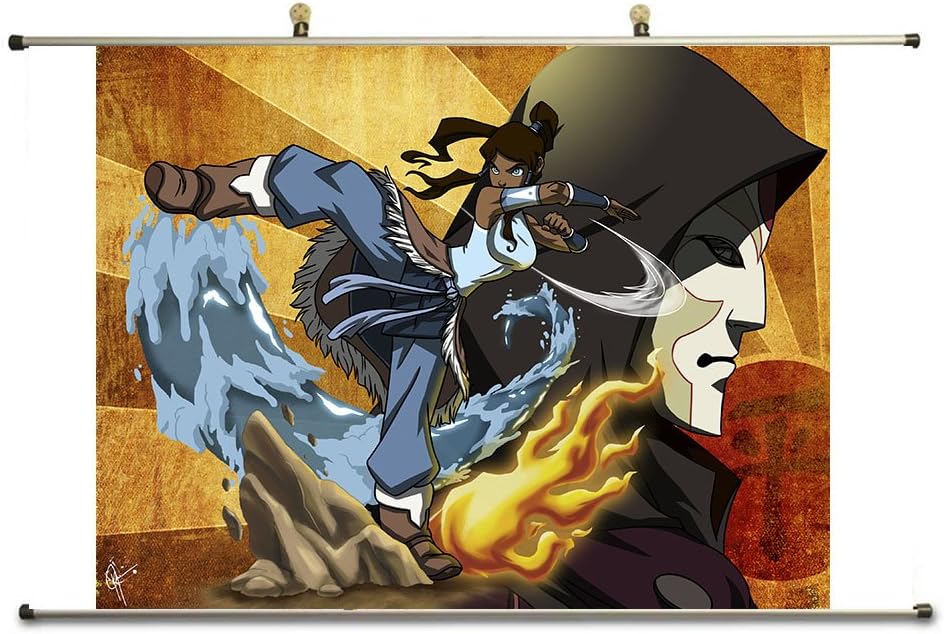 Canvas Wall Scroll Poster (32x20 inches)-Avatar The Last Airbender_Ly4090