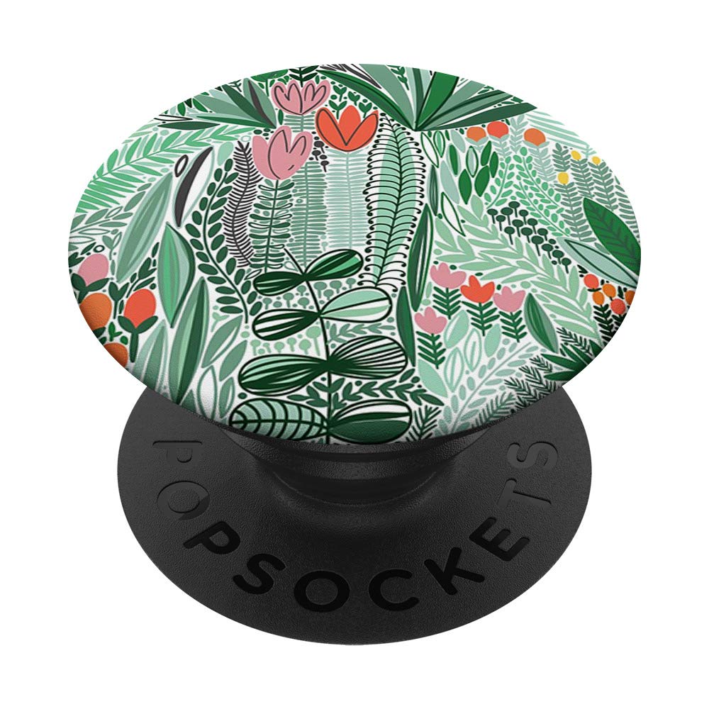 Floral Tulip Pop Mount Socket Botanical Garden Flower PopSockets PopGrip: Swappable Grip for Phones & Tablets