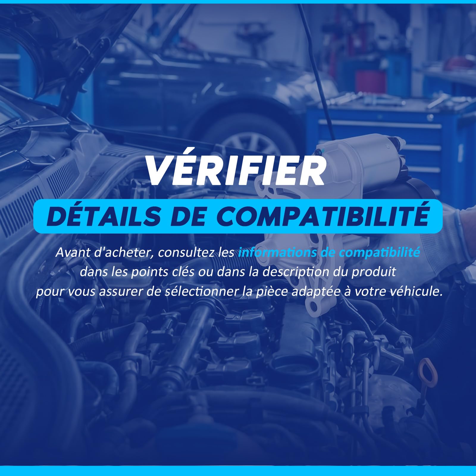 Démarreur pour Peugeot 206 (2A/C), 207, 307 (3A/C), Citroën C3 I (FC, FN)