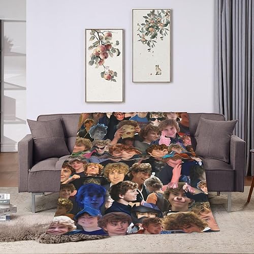 Miniatura 6 de Walker Scobell - Manta de franela ultra suave para dormitorio, sala de estar, sofá, manta cálida para todas las estaciones, 50 x 40 pulgadas