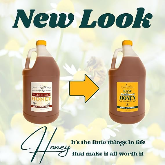 Raw Honey 1 Gallon - 12 Pounds - Bulk Honey