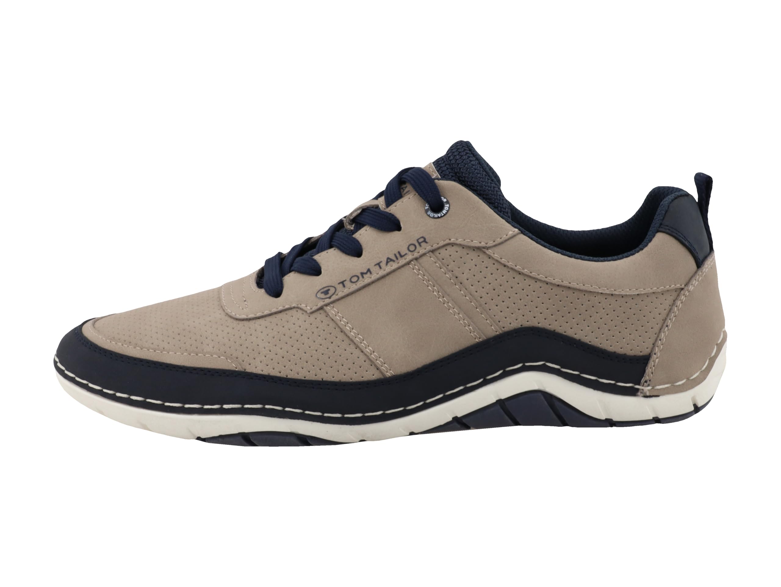 TOM TAILOR Men's 5380330016 Sneaker, Fango, 8 UK