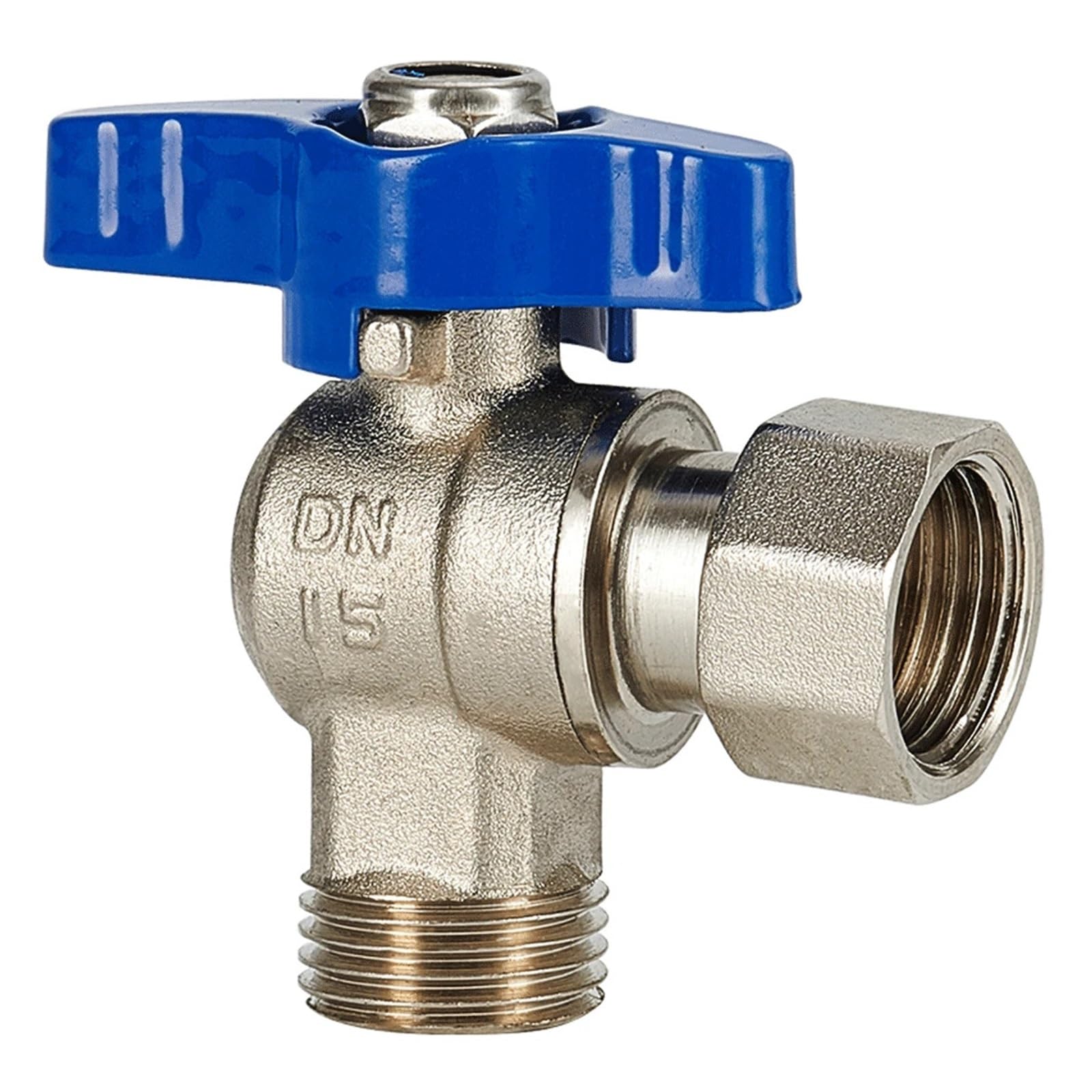 1 PZ è composto da valvola a sfera 1/2 "3/4" 1 "filettatura maschio e femmina collettore valvola a sfera valvola for riscaldamento a pavimento caldaia a parete caldaia (Color : DN25 M-DN20 M)