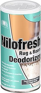 Nilodor Nilofresh Rug and Room Deodorizer, Soft Linen 14 oz Shaker can (12 NFSL)