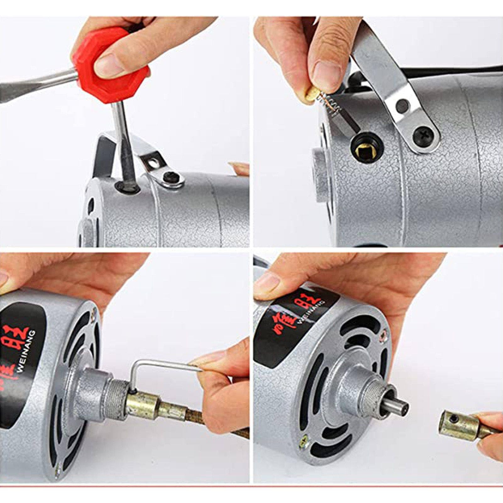 Tosatrice per Pecore Professionale 1000w Tosatrice per Toelettatura di Animali Resistente,per Radere La Lana di Pelliccia di Pecora,Capra,Bovino,Bestiame,Custodia per Il Trasporto Inclusa,Red