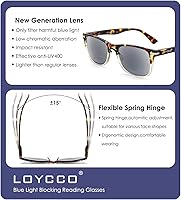 Vista 70 de 1/2/4/5 Pack Computer Reading Glasses Blue Light Blocking Readers Spring Hinge for Women Men