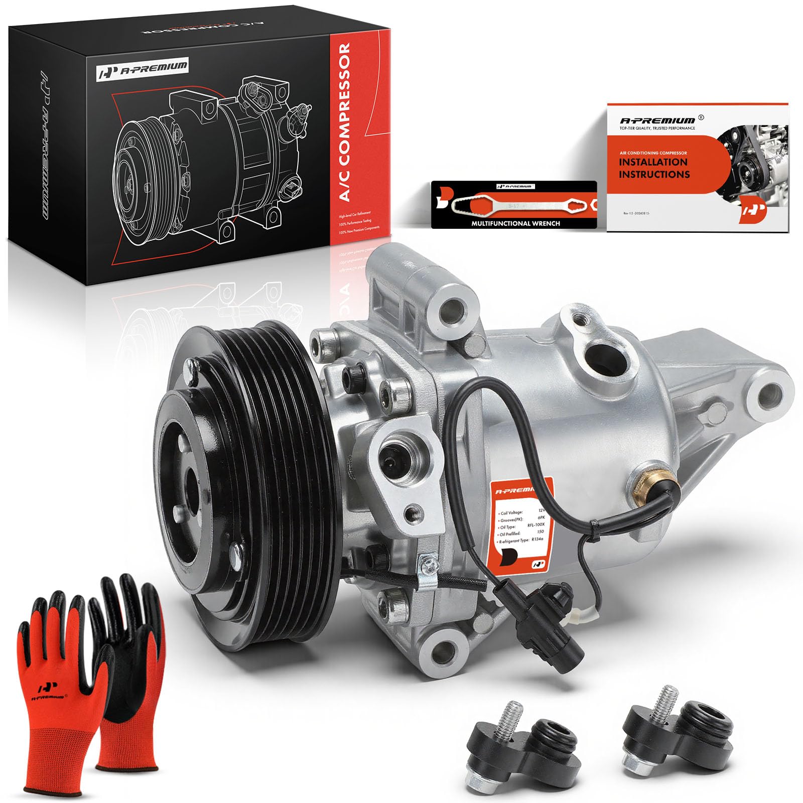 Amazon.com: A-Premium Air Conditioner AC Compressor with Clutch