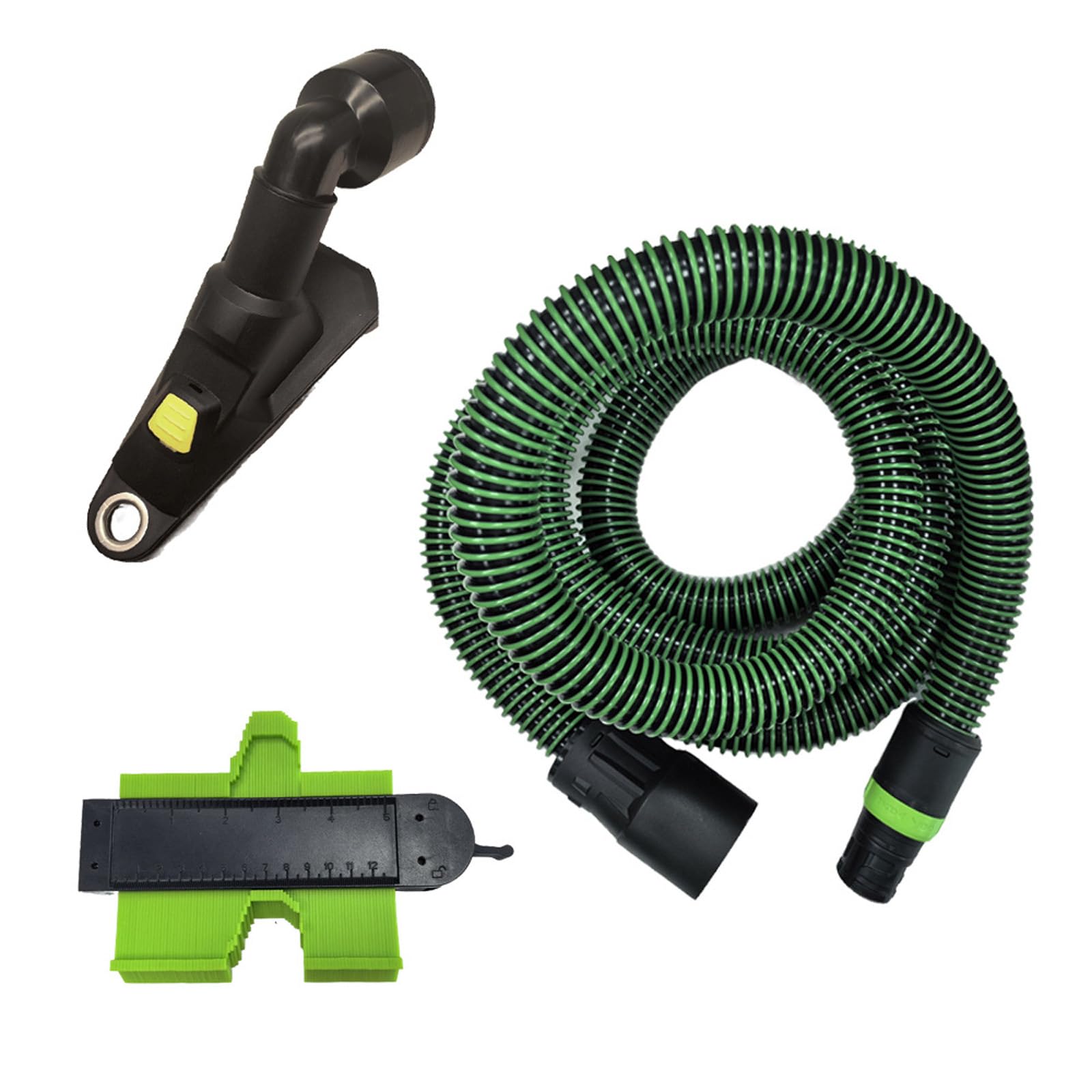 Tfaoys Set Combination 4 Replacement Cleanup Hose For Workshop Hookup, Corrugated Vacuum Hose Assembly With Locking Connector For Upkeep Replacement Vacuum Hookup Cleanup Assembly Locking Connector Workshop Maintenance Cuff