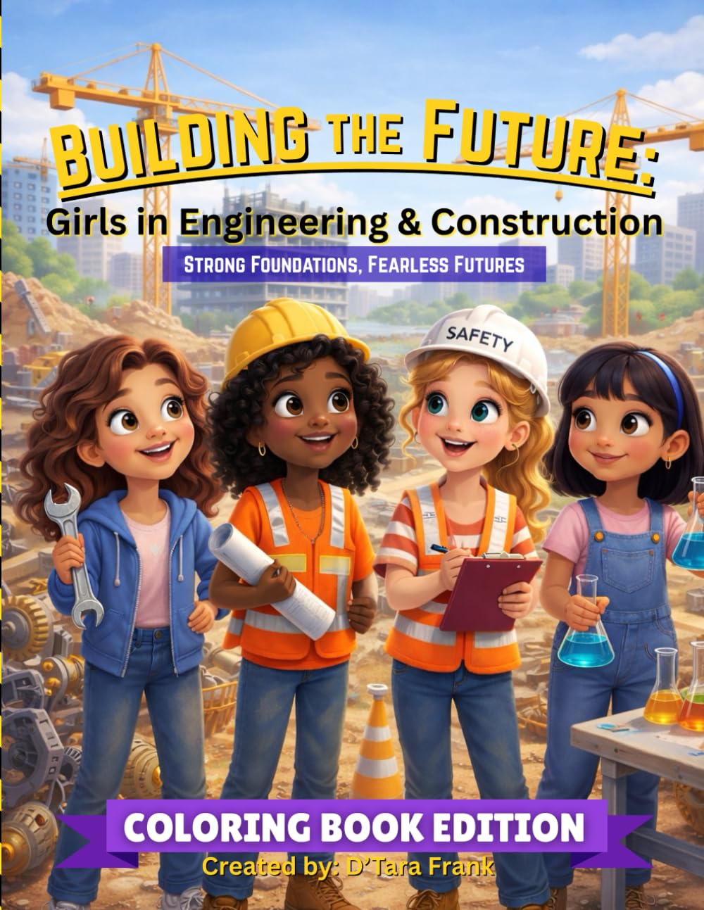 Building the Future: Girls in Engineering and Construction Coloring Book: An Empowering STEM Coloring Experience for Girls Who Dream of Building the World (Building the Future Collection)