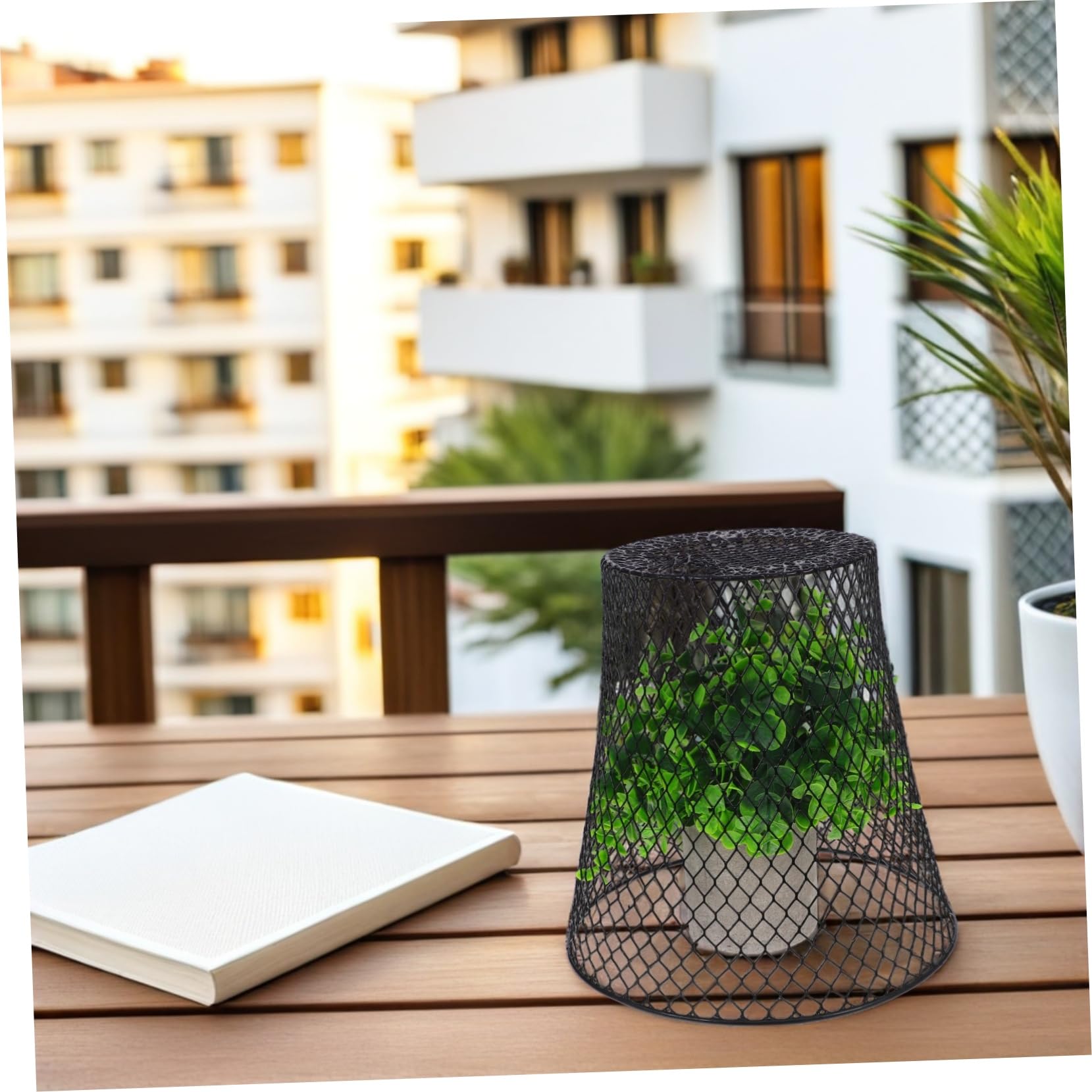 Hemobllo Cloches De Jardin Fil De Fer Cage De Protection pour Plantes Et Légumes Robuste Et Résistant Aux Intempéries pour Balcon Et Petits Jardins