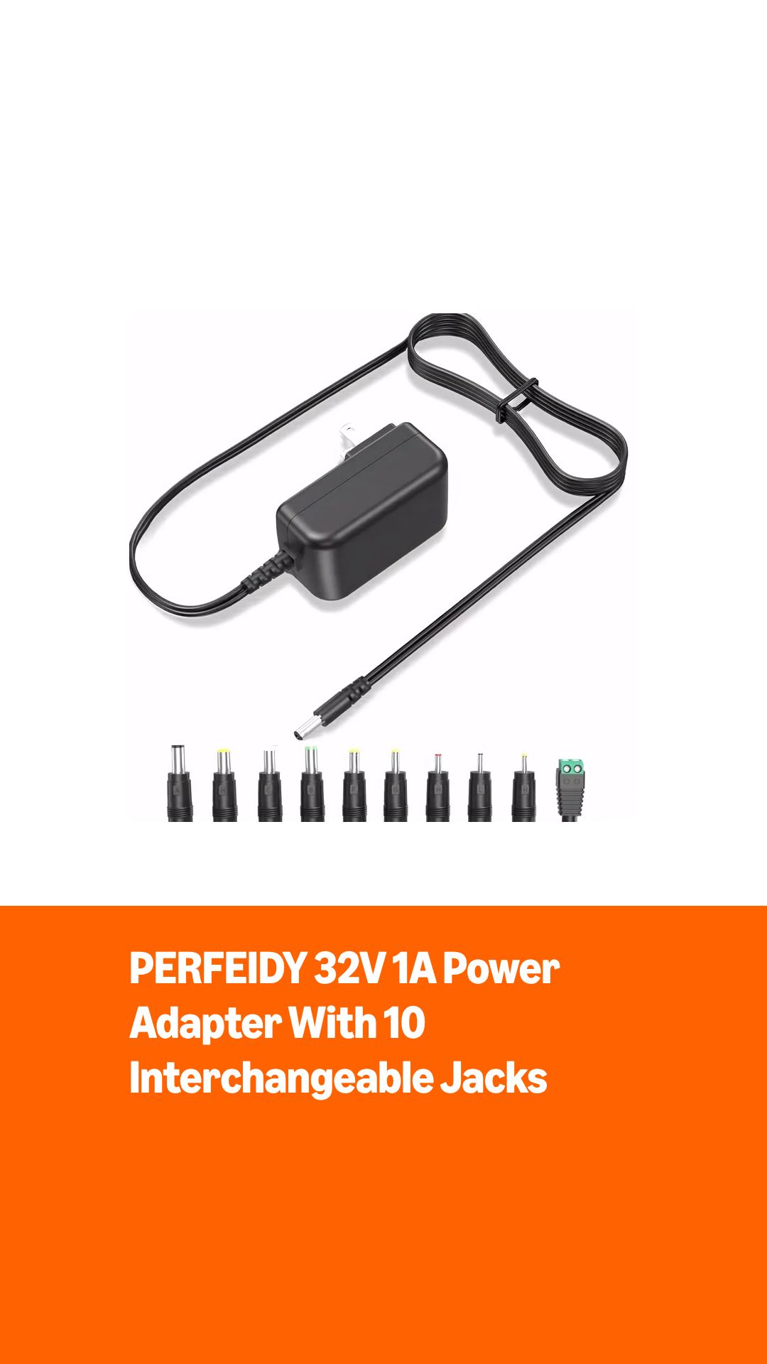 Amazon.com: PERFEIDY 32V 1.1A 1A 0.5A Power Cord 32.0V 1.0A 0.5A 