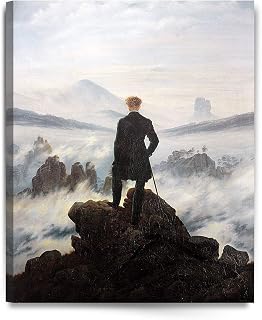 DECORARTS Wanderer Above the Sea of Fog (1818) by Caspar David Friedrich Giclee Canvas Prints Wall Art for Home Decor 30x24x1.5