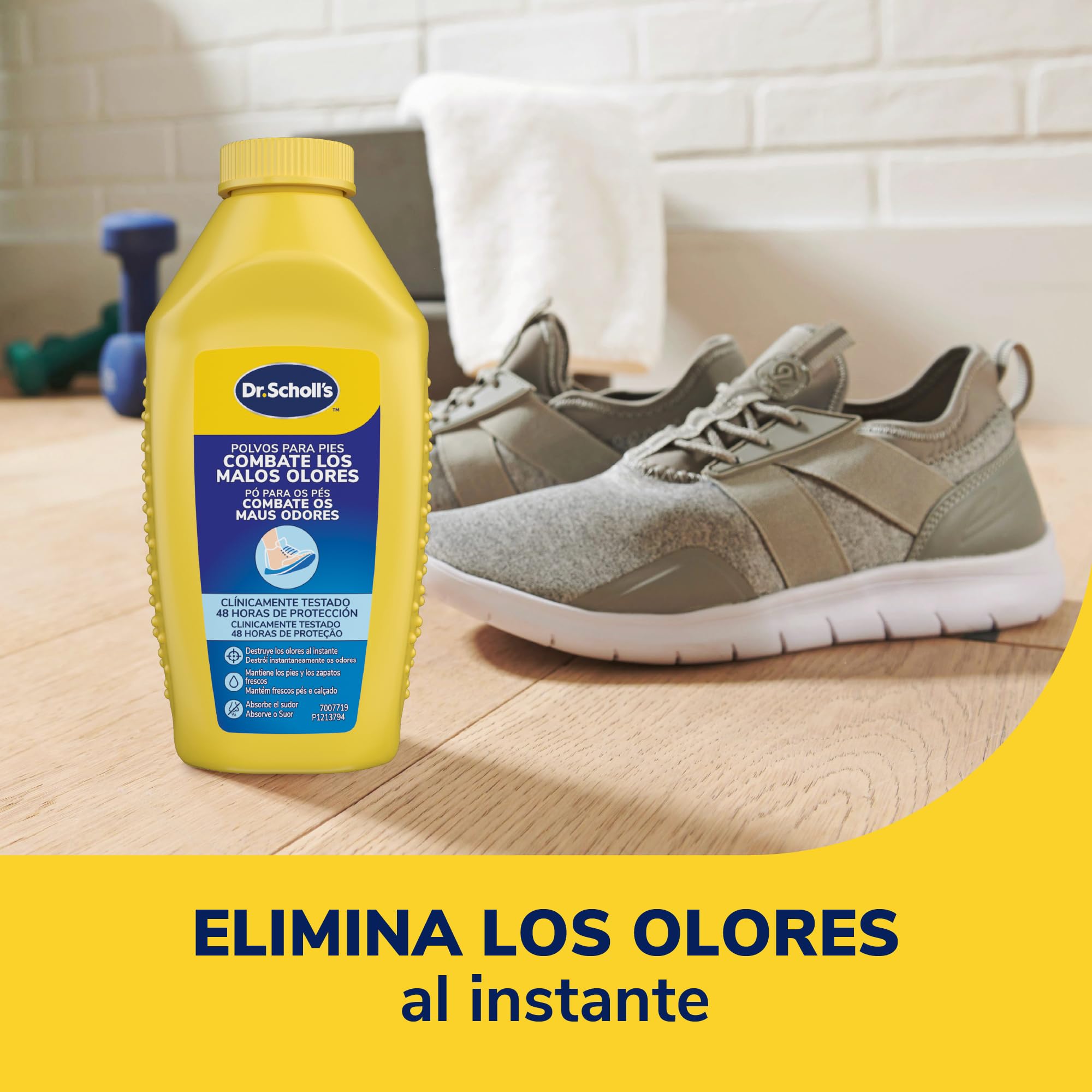 Dr. Scholl's Odor-X Ultra Antiolores, 6.25 oz - Fórmula sin talco que elimina los olores al instante, absorbe el sudor, protección garantizada contra el mal olor durante todo el día