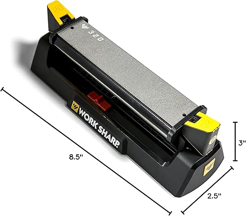 Miniatura 10 de Work Sharp Afilador de cuchillos Benchstone, 3 lados para un bolsillo manual más rápido o afilado de cuchillos de caza