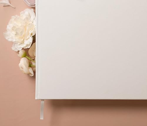 Vista 37 de MUUJEE Libro de visitas personalizado en Sage – Libro de invitados moderno personalizado de alta calidad para recepción de boda, fiesta de Salvia