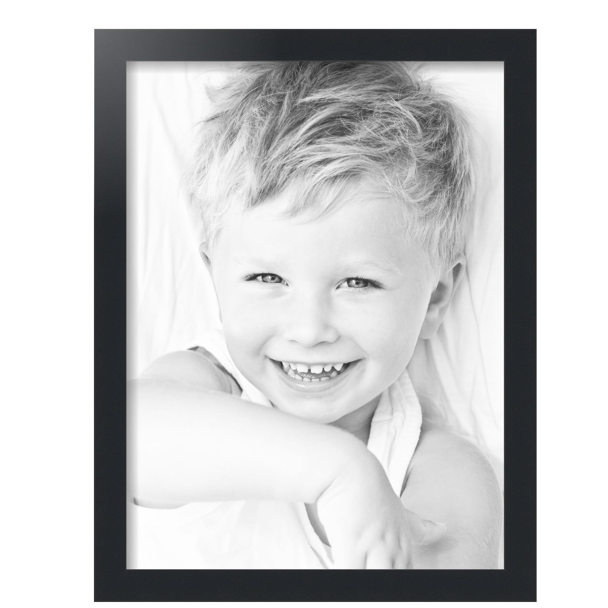 Amazon.com - ArtToFrames 15x20 inch Satin Black Picture Frame