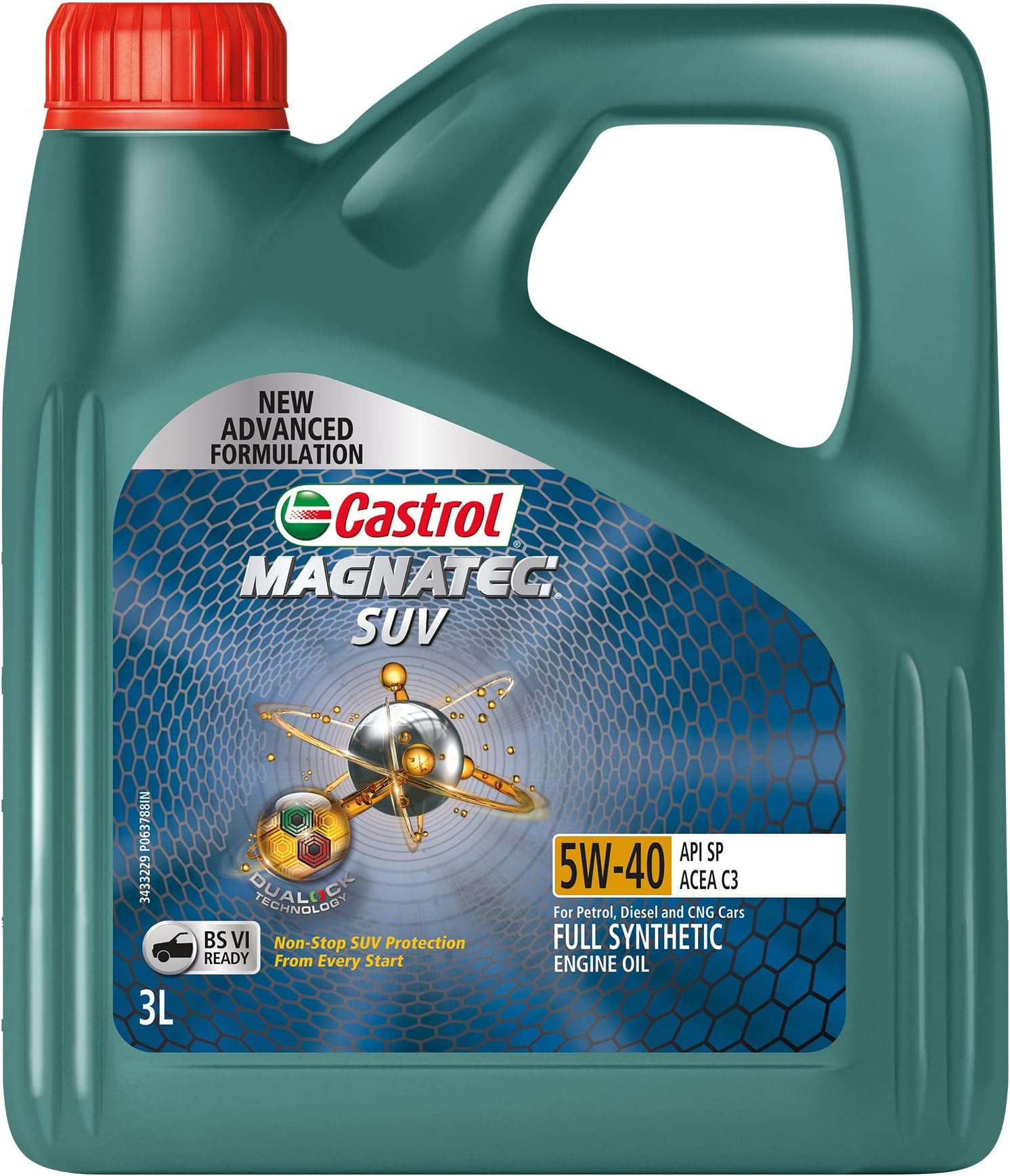 Castrol MAGNATEC SUV 5W40 Full Synthetic Engine Oil for Petrol, CNG