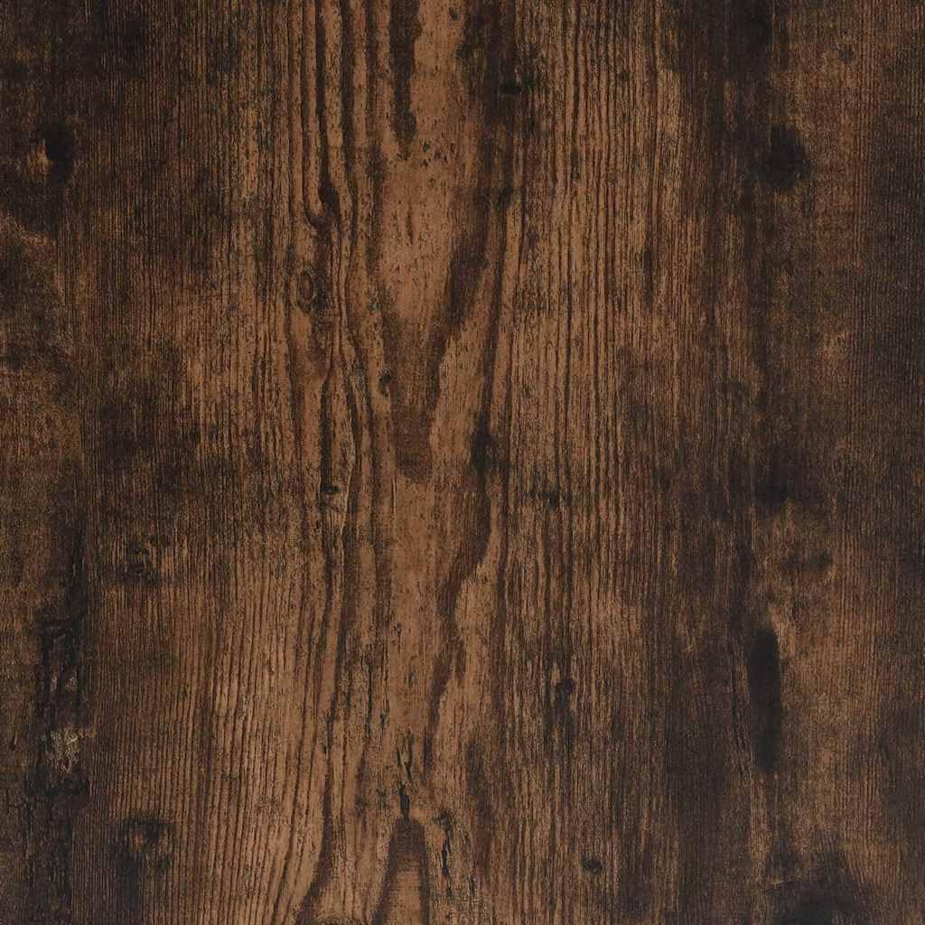 Scrivania in legno di rovere affumicato, 100 x 50 x 76 cm, con cassetto, scrivania da ufficio per casa, studio, camera dei ragazzi, scrivania per laptop e computer, postazione di lavoro