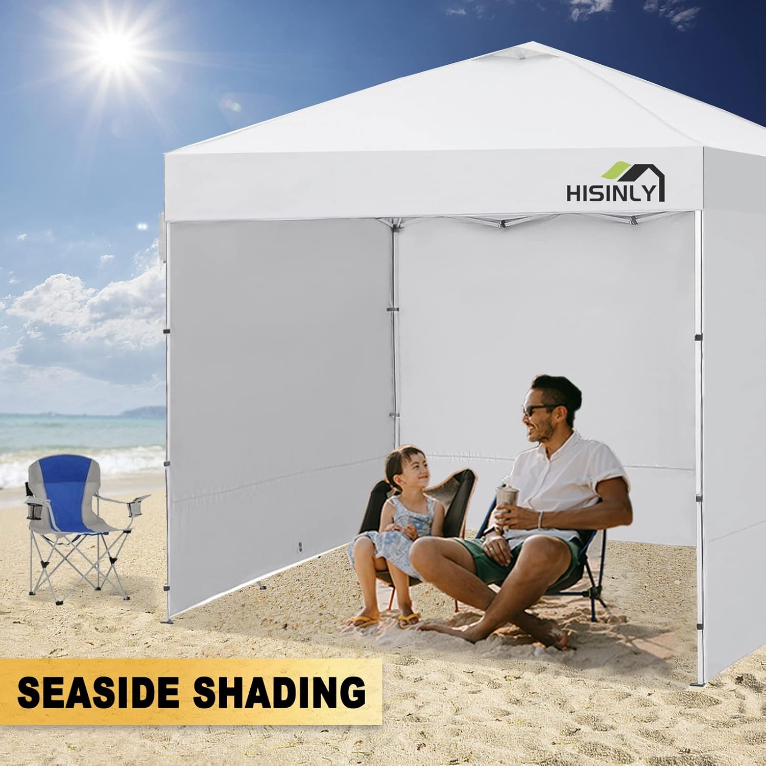 Canopy Sidewalls 10x10 ft, 3 Pack Pop Up Tent Walls, Waterproof & UV Protection 210D Oxford, Velcro Easy Install for Event, Outdoor, Party, Camping, White (Sidewalls Only)